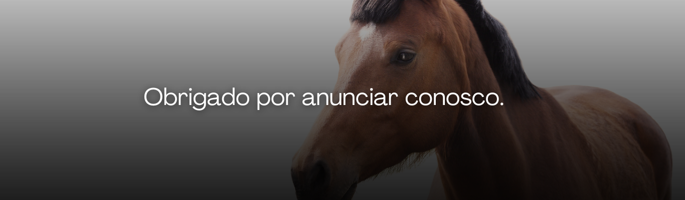 Obrigado por anunciar conosco.
